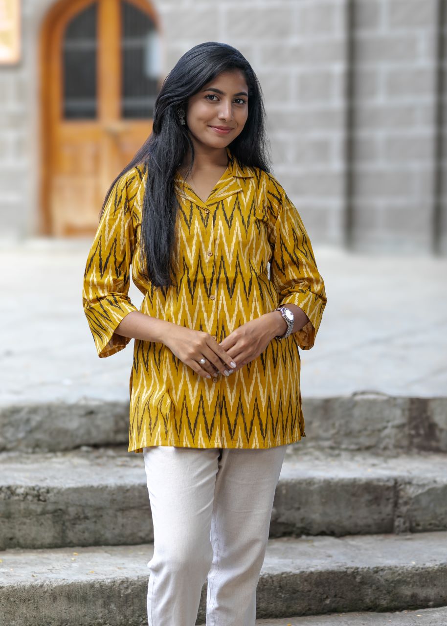 Aadya V-neck Kurti 1a