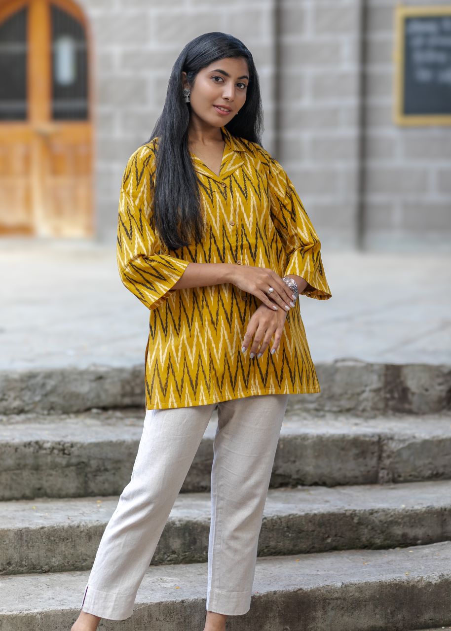 Aadya V-neck Kurti 1c