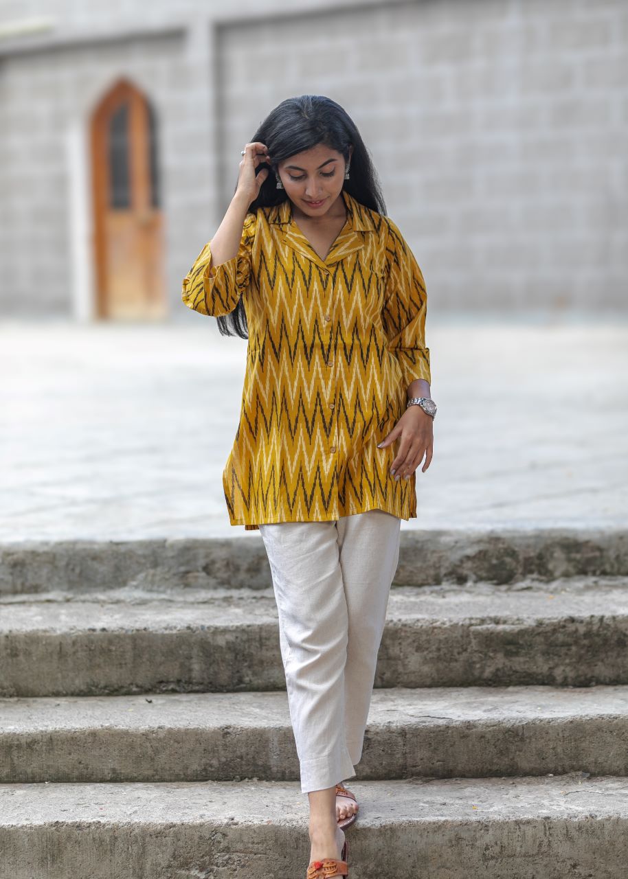 Aadya V-neck Kurti 1e