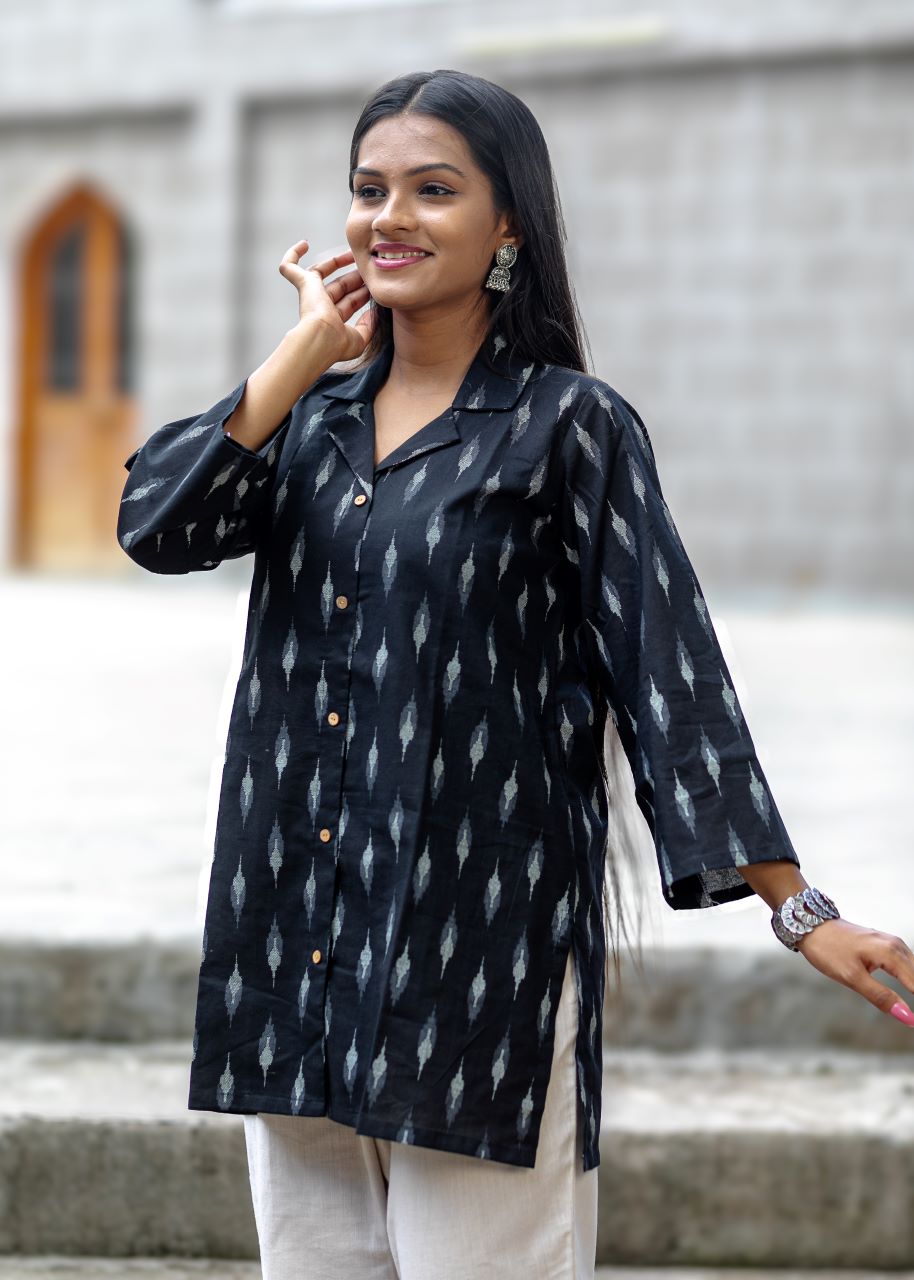 Aadya V-neck Kurti 2d