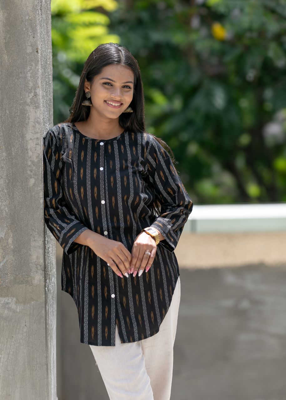 Sadhvi Ikat Kurti 1c