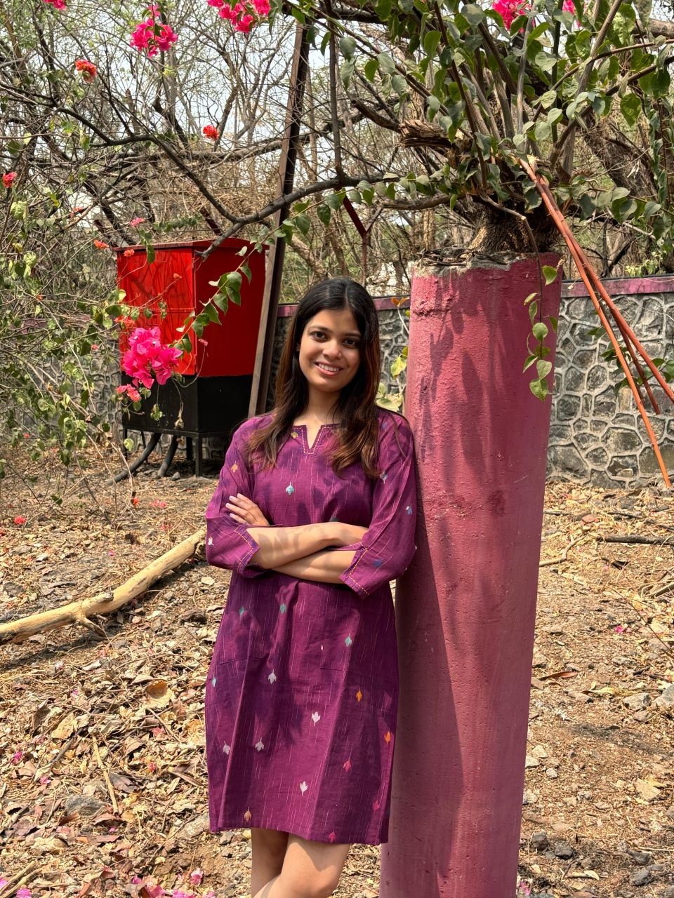 CP Saanvi dress purple