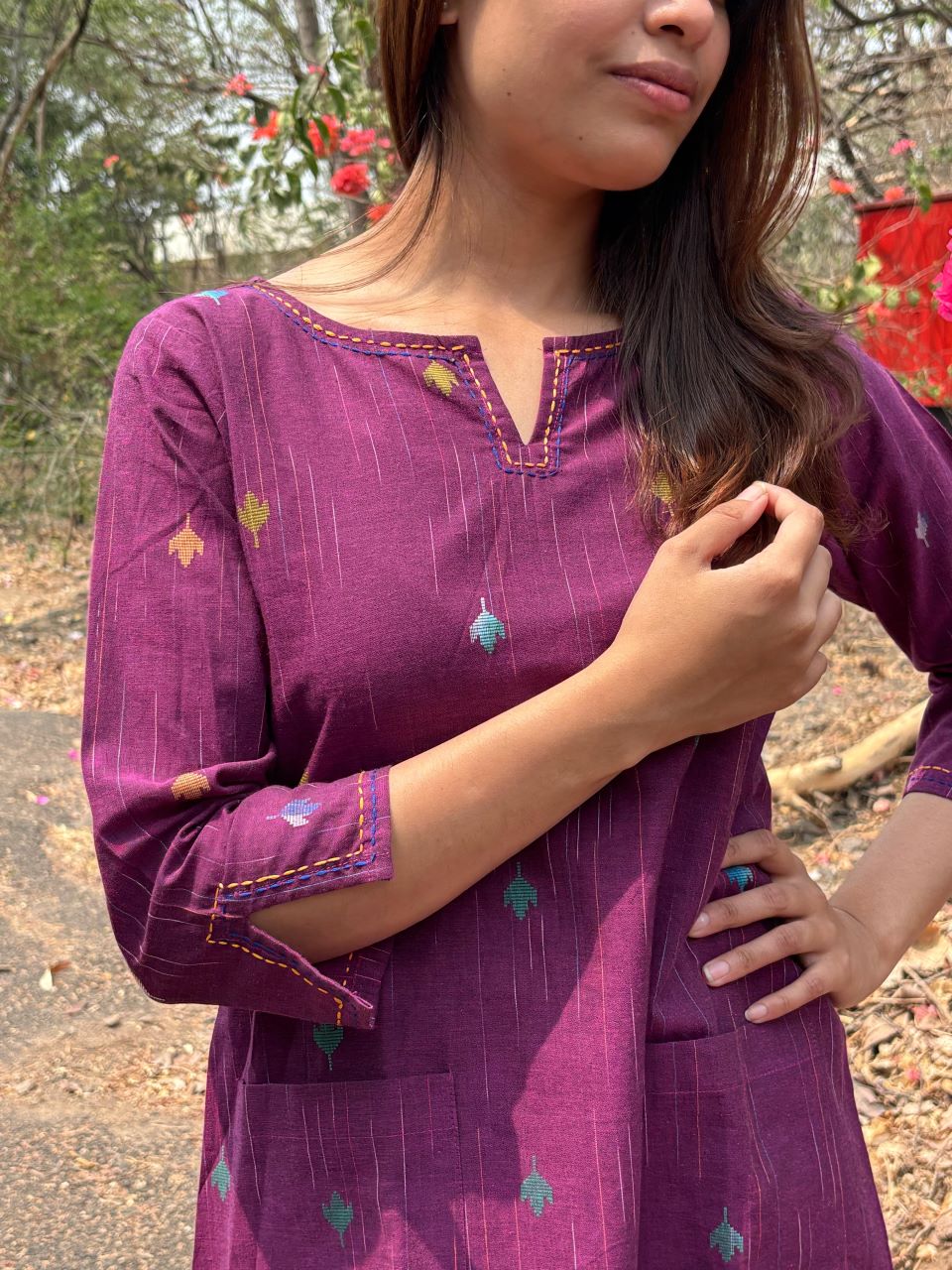 Saanvi dress purple 1