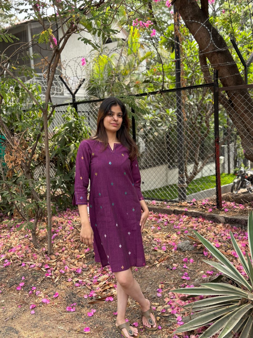 Saanvi dress purple 2