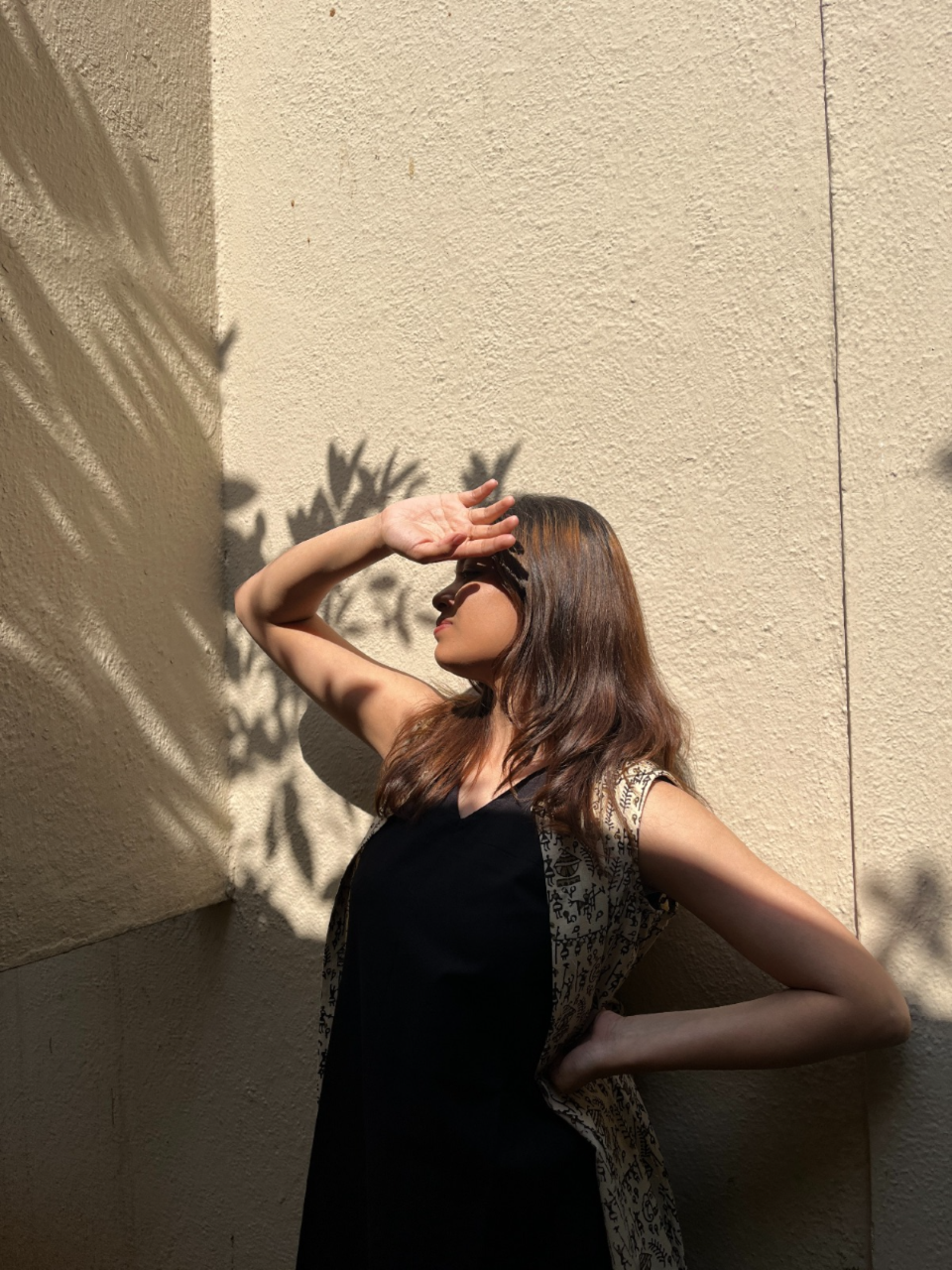 aarika jacket set beige warli 3